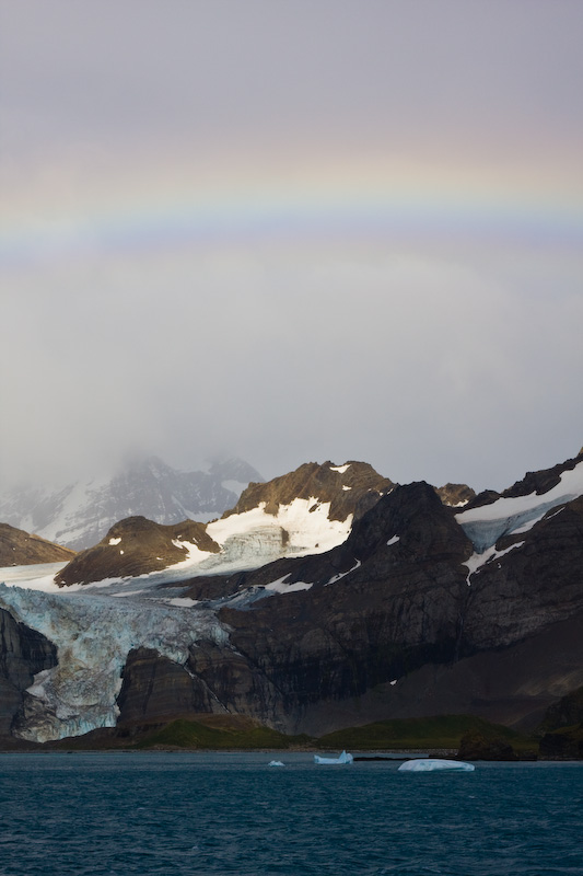 Rainbow Over South Georgia Island